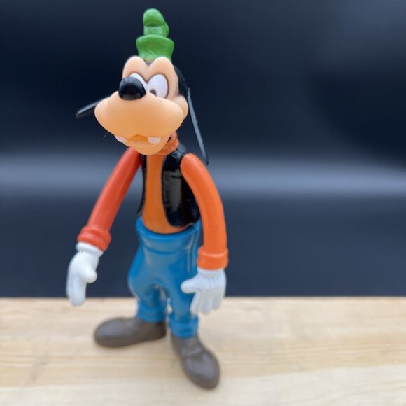 VTG Walt Disney Production Goofy Posable 6" Figure Hong Kong Plastic Toy - Picture 2 of 13
